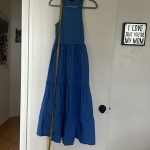 J. Crew Blue Cotton Dress Sz S